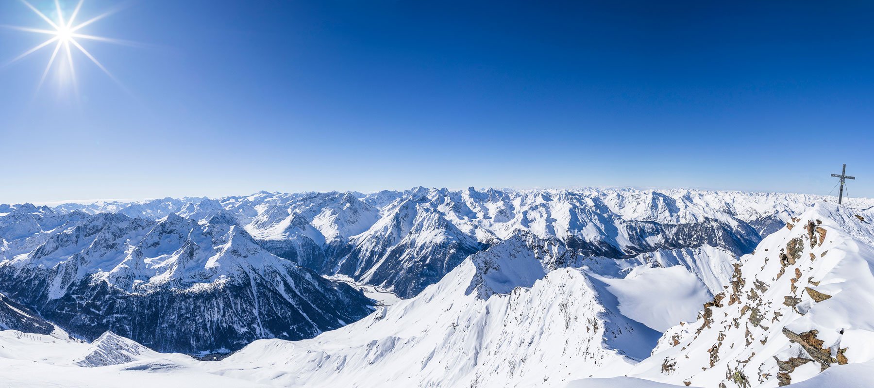 Ötztaler Berge im Winter